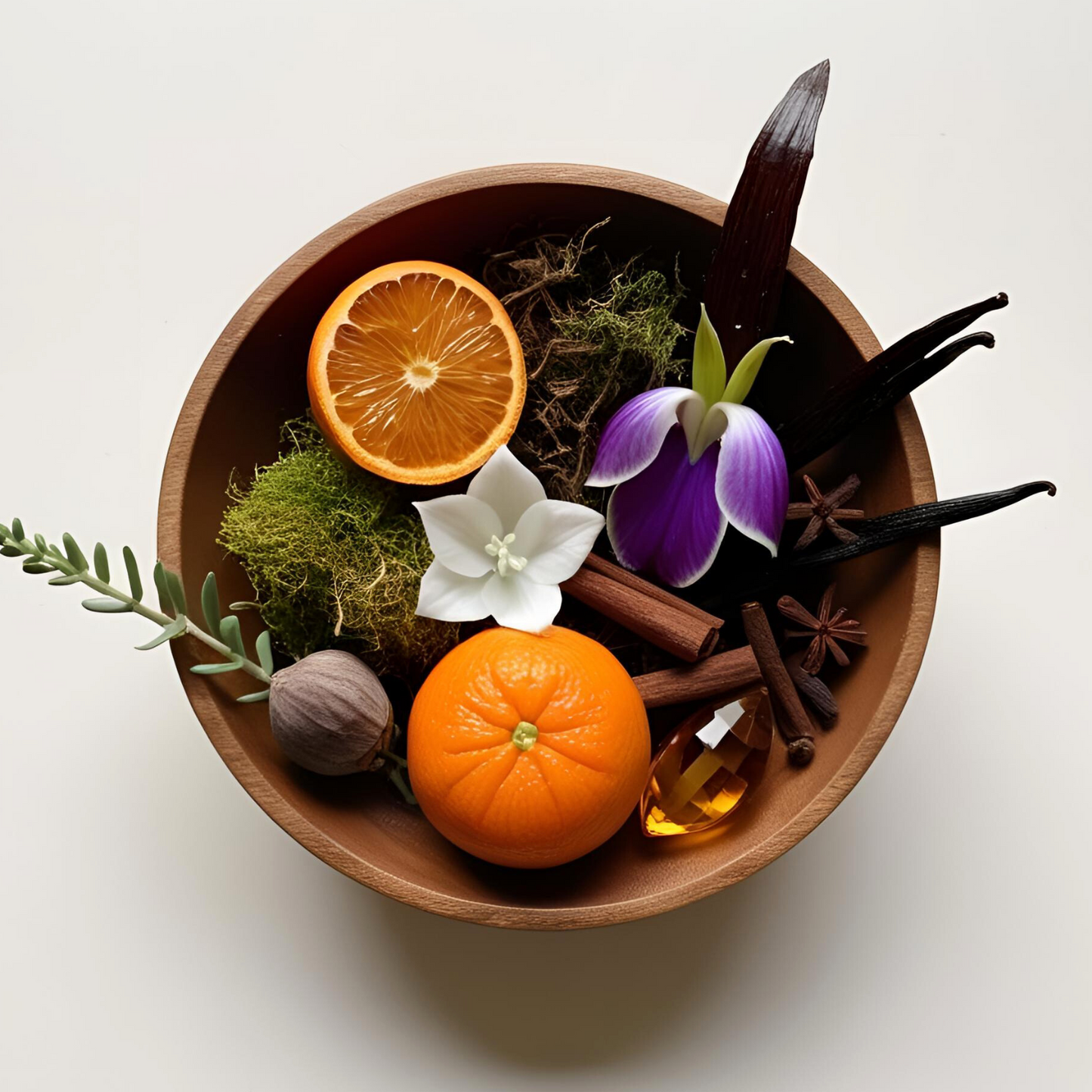 MELA?GE MOUSSE FIGUE ORANGE IRIS CANNELLE AMBRE GIROFLE SANTAL VANILLE