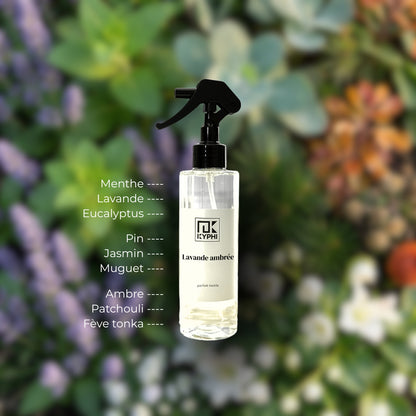 Parfum Textile Lavande Ambrée