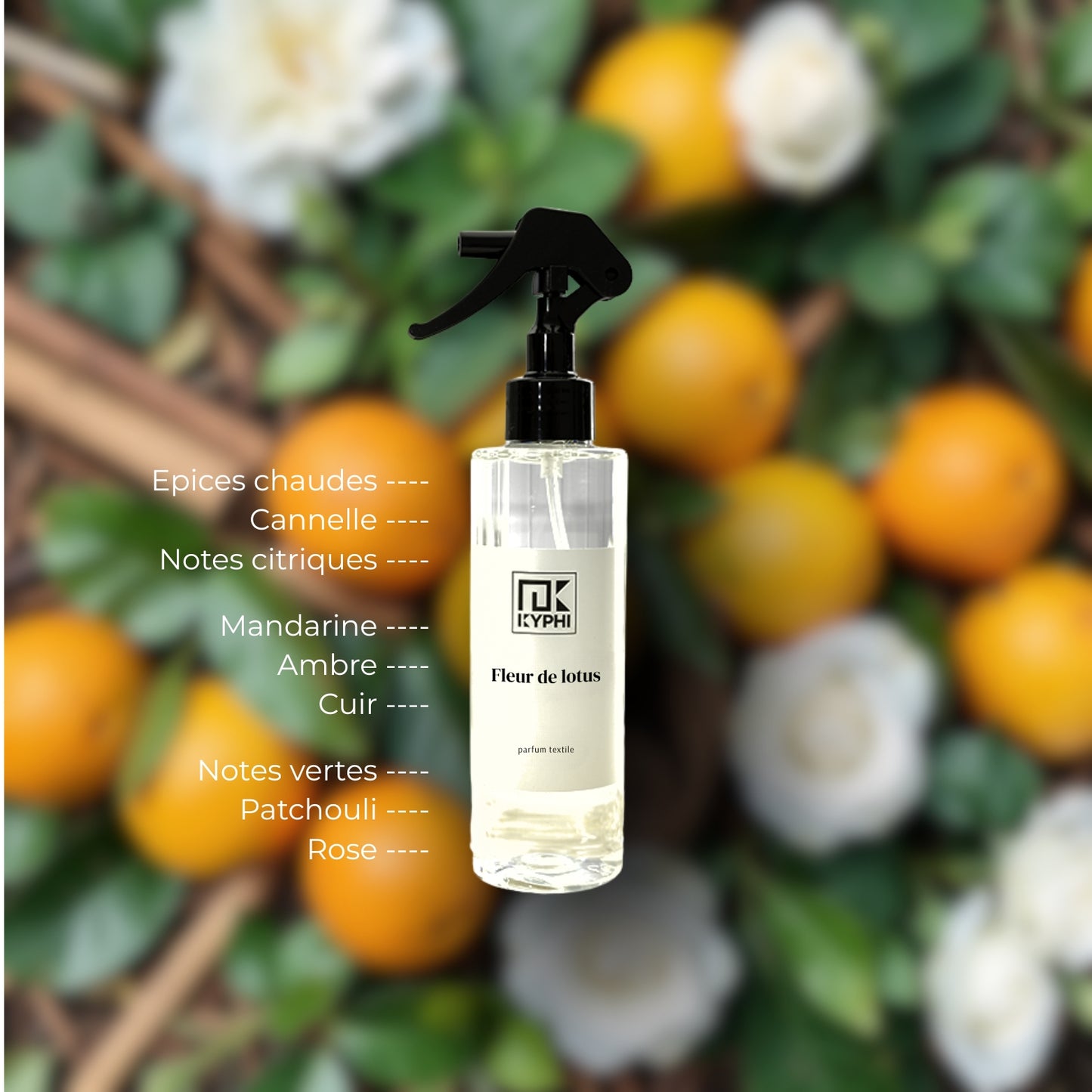 Parfum Textile Mandarine Épicée